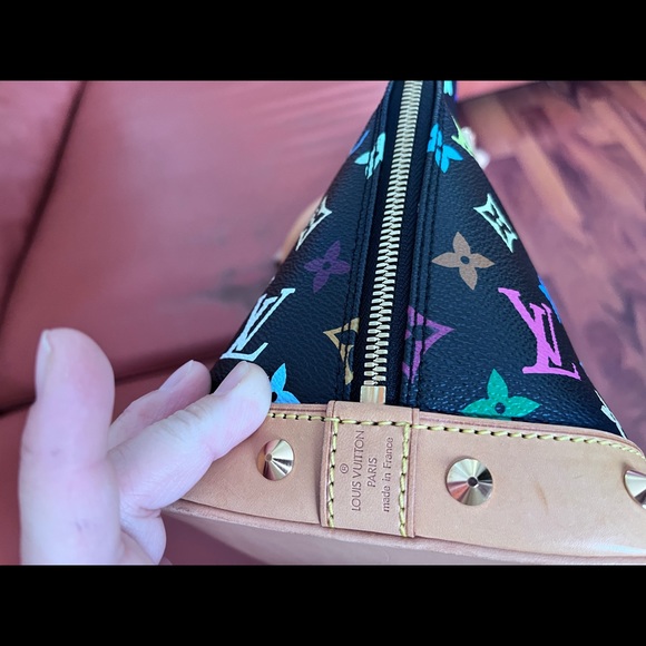 Authentic Louis Vuitton Alma Multicoloured black - Picture 2 of 10